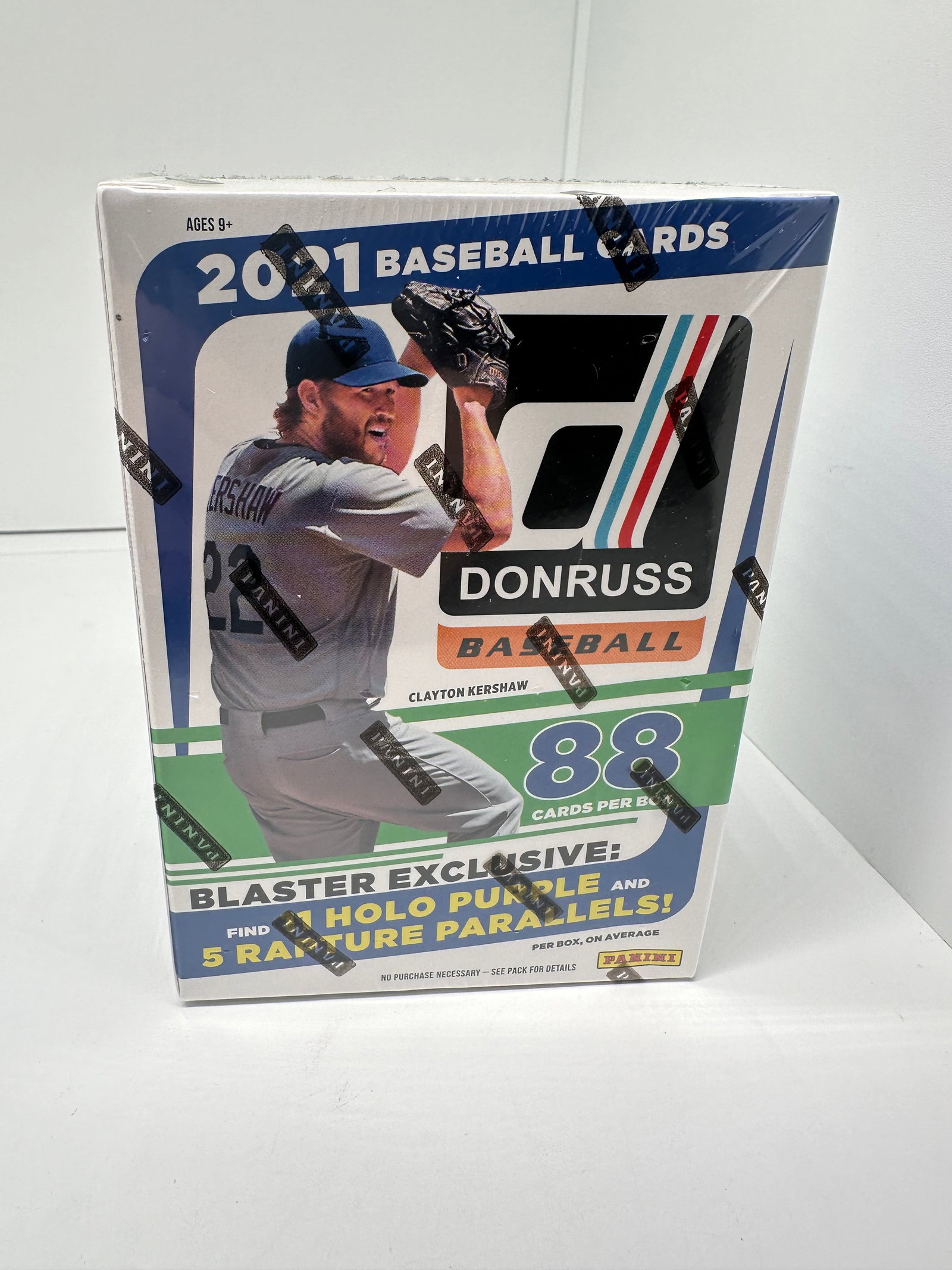2021 Donruss Baseball EXCLUSIVE HUGE Factory Sealed Blaster Box with 88 Cards!: Factory Sealed Box includes 11 Packs with 8 Cards Per Pack for a Total of 88 Cards including EXCLUSIVE (11) HOLO PURPLE & (5) RAPTOR PURPLE PARALLELS that can ONLY Be Found in these Boxes!