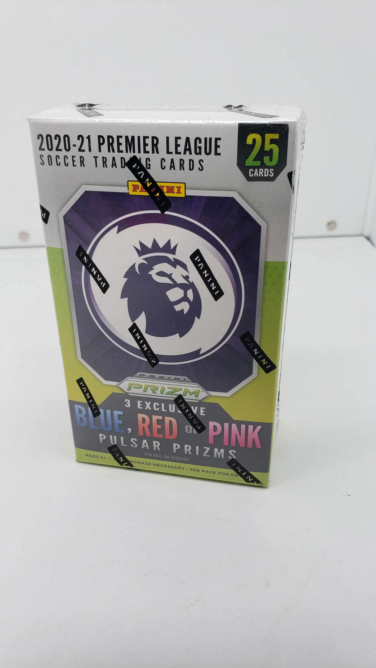 2020/21 Panini Prizm Premier League EPL Soccer Cereal Box: 2020/21 Panini Prizm Premier League EPL Soccer Cereal BoxProduct HighlightsOne Base Silver Prizm Per Box!One Base Blue Pulsar Prizm Per Box!Two Other Exclusive Base Pulsar Prizms Per Box!One Insert Pe
