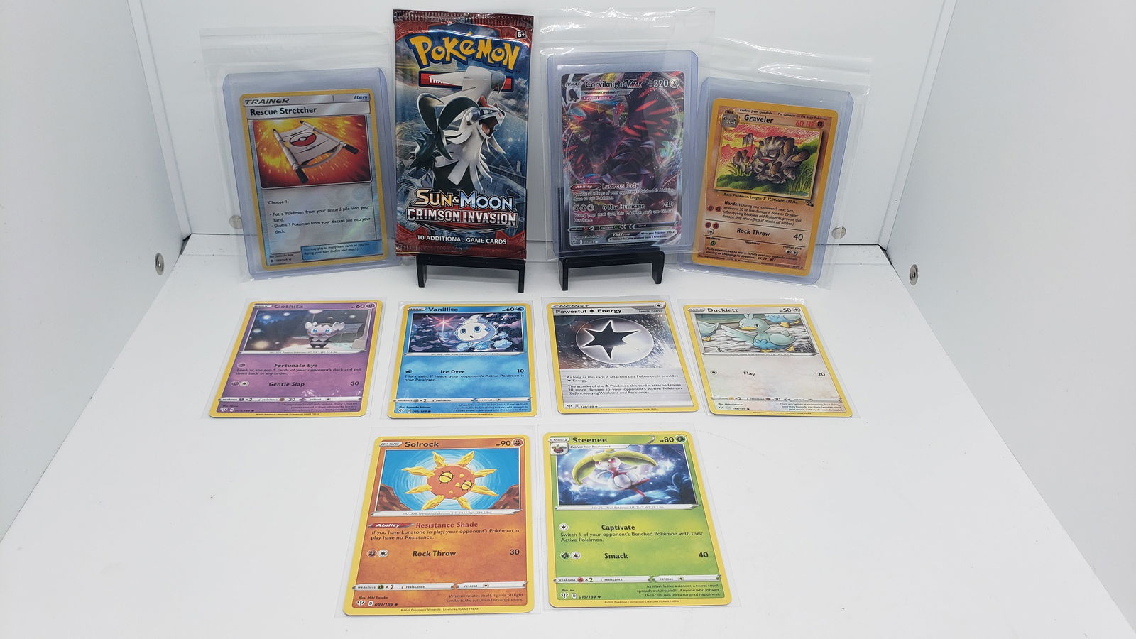 (10) TCG Pokemon Crimson Invasion Vmax Vintage (1 of 5)