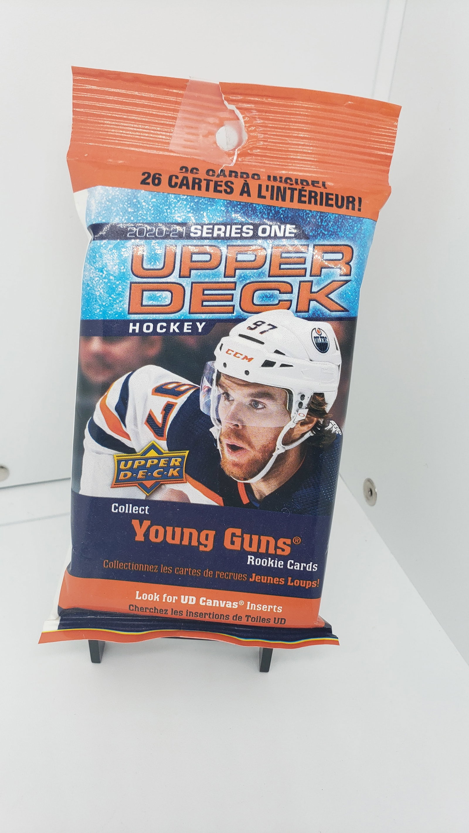 2020-21 SERIES 1 UPPER DECK HOCKEY 26 CARDS FAT PACK/ALEXIS LAFRENIERE, C. MAKAR (1 of 2)