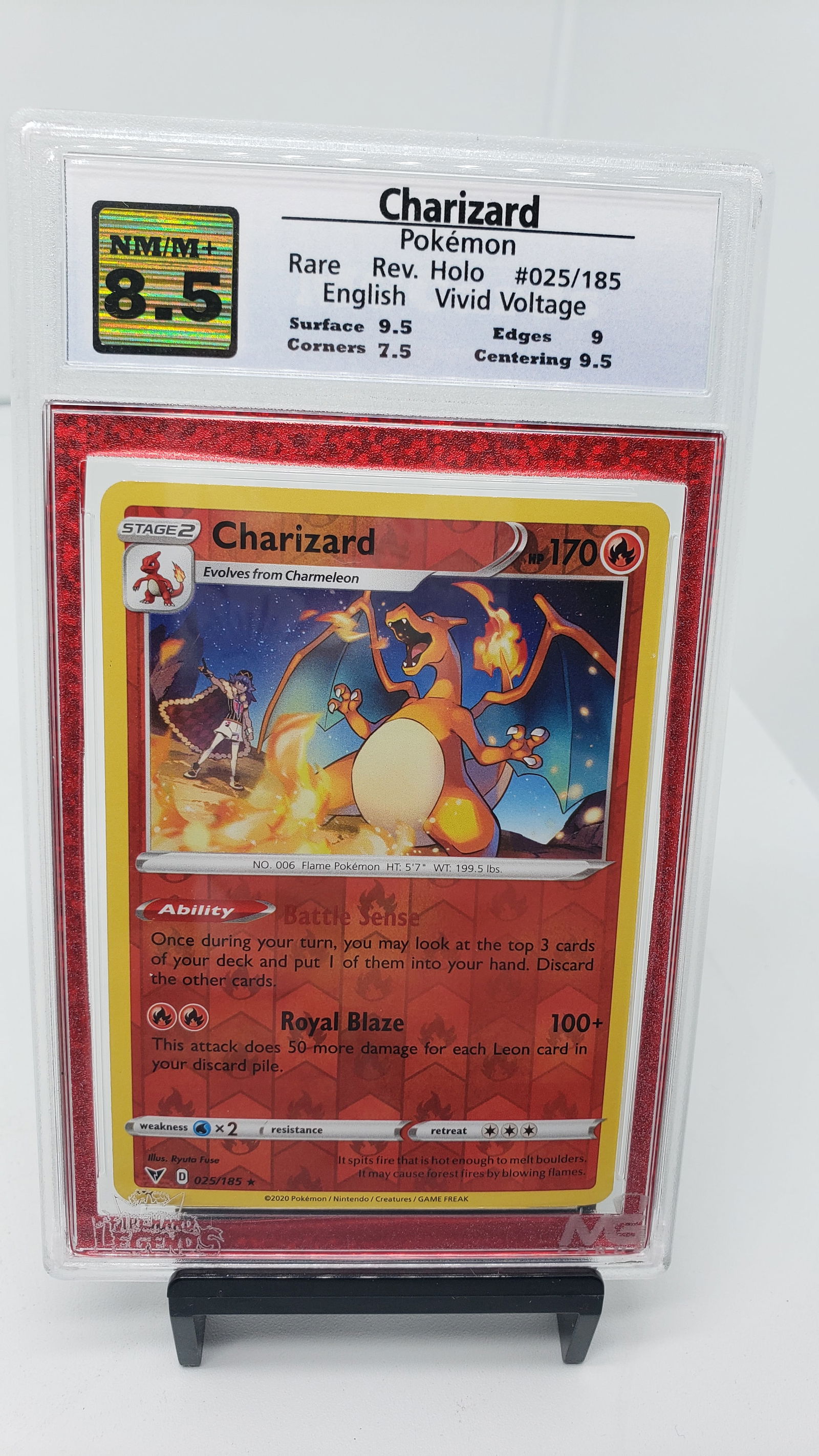 MG Cards 8.5 Charizard Reverse Holo (1 of 2)
