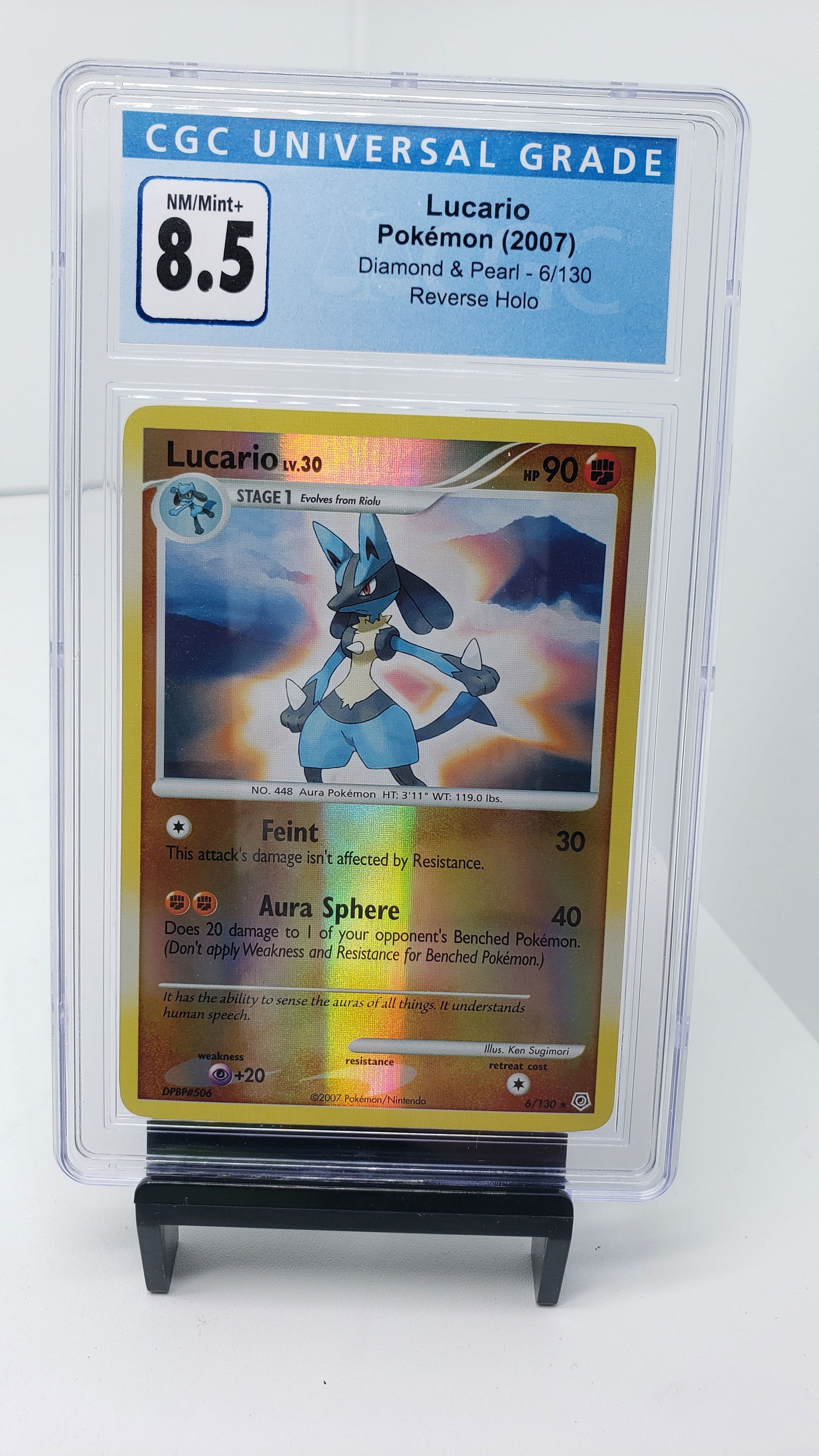 CGC 8.5 Lucario Diamond & Pearl (1 of 2)