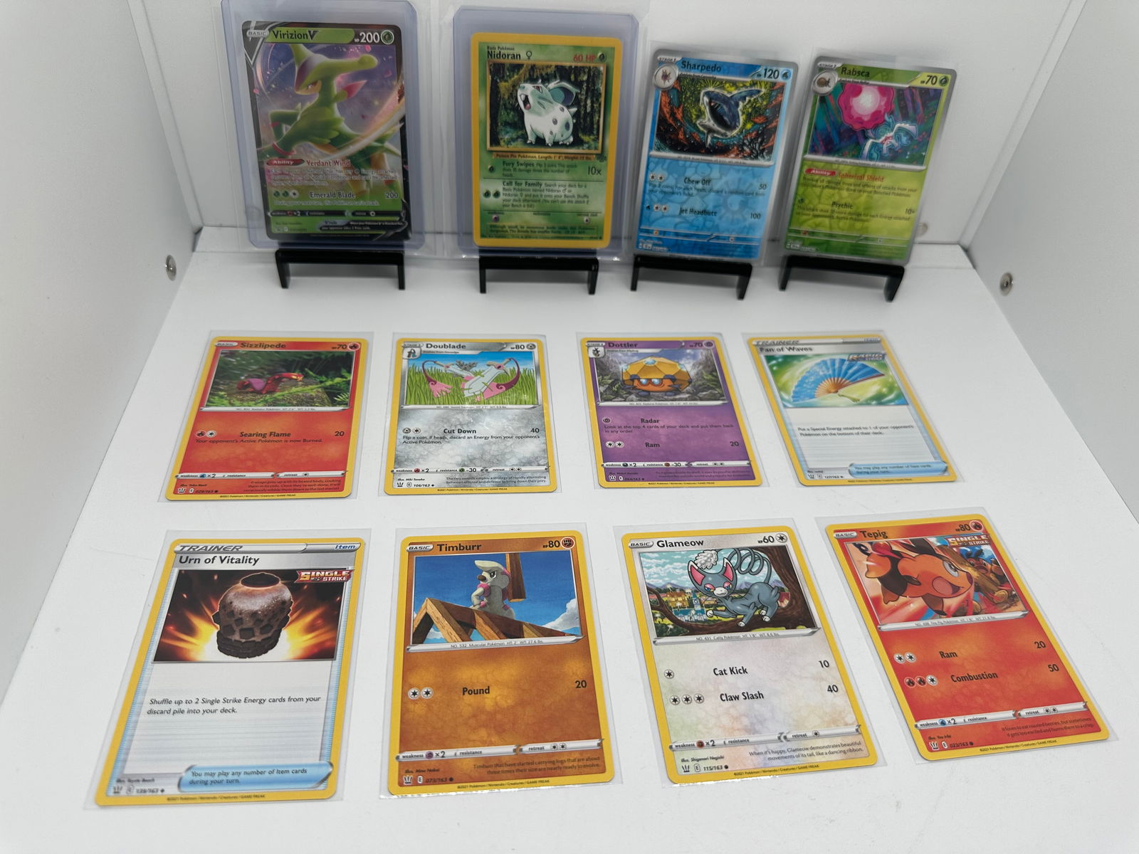 (12) TCG Pokemon V, Jungle vintage (1 of 7)