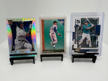 Ken Griffey Jr Carlos Triunfel RC Silver Kyle Seager Mariners