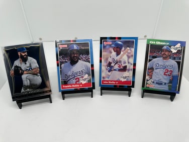 Franklin Stubs John Shelby/Kirk Gibson/Brian Wilson Dodgers Baseball