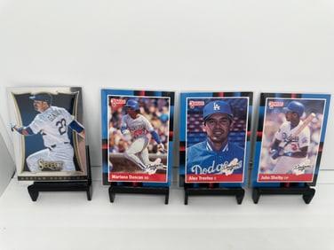 Adrian Gonzalez, Mariano Duncan, Alex Trevino, John Shelby Dodgers
