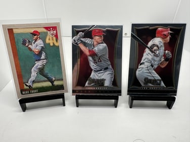 Mike Trout, Mark Trumbo, Josh Hamilton Angels