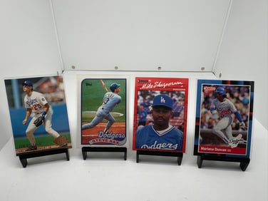 Tim Wallach, Steve Sax, Mike Sharperson, Mariano Duncan Dodgers