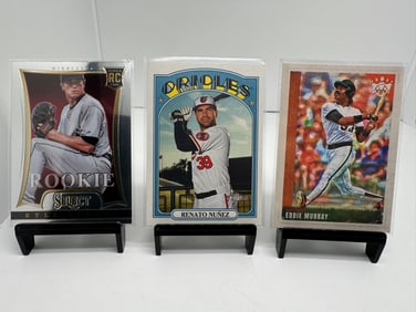 Renato Nunez, Eddie Murray, Kyle Gibson RC Orioles