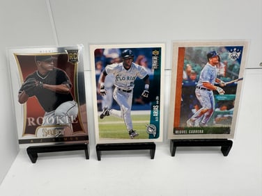 Miguel Cabrera, Alex Arias, AJ Ramos Rookie Marlins
