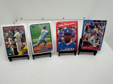 Tim Crews, Steve Sax, Mike Sharperson, Mariano Duncan Dodgers