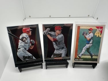 Mike Trout, Mark Trumbo, Josh Hamilton Angels Baseball
