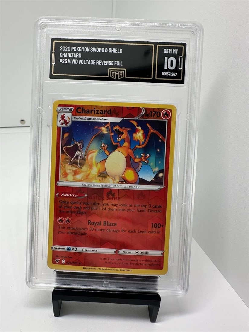 Charizard Reverse Holo Vivid Voltage GMA 10 (1 of 2)