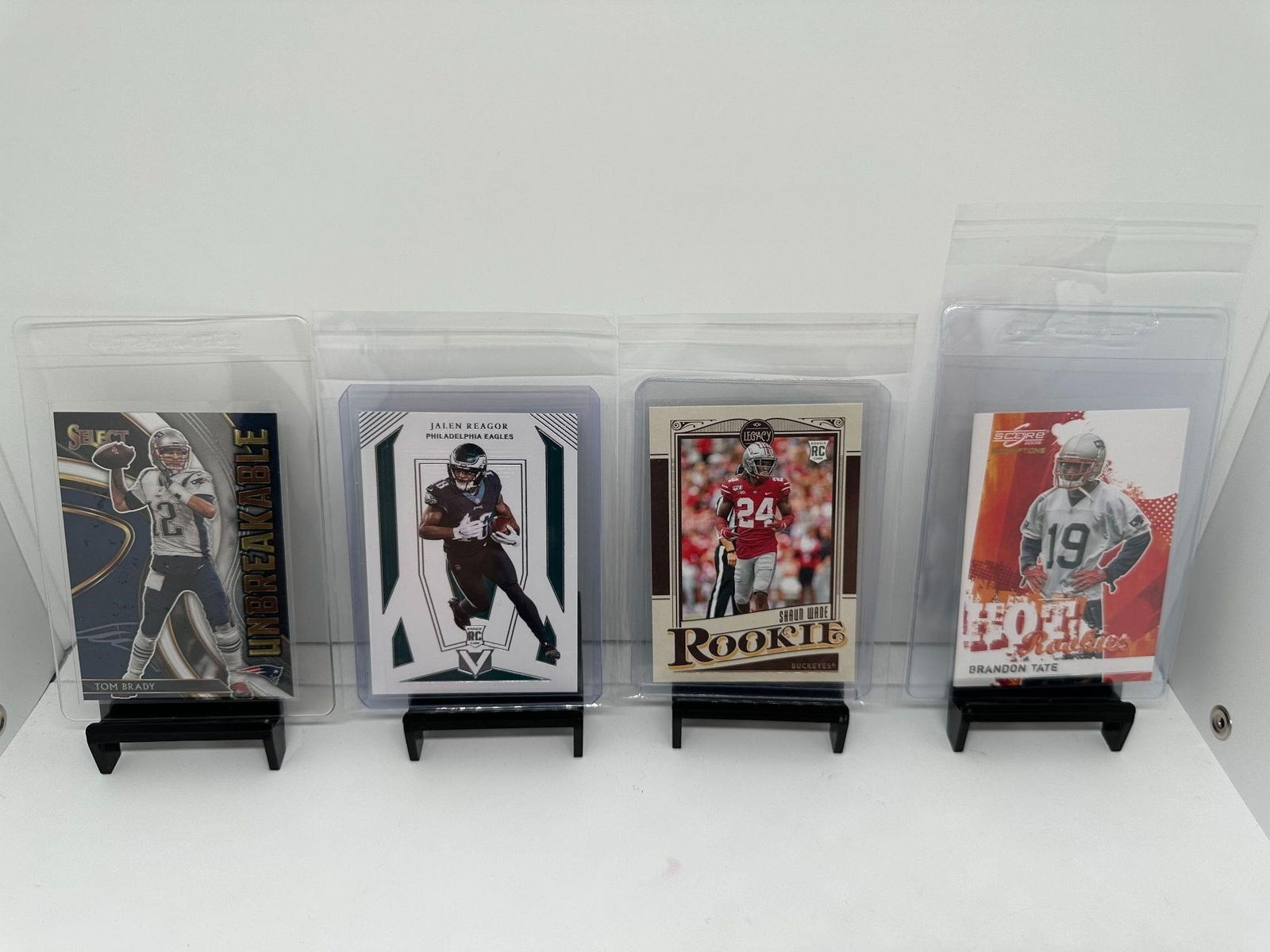 Tom Brady Jalen Reager RC Patriots (1 of 6)