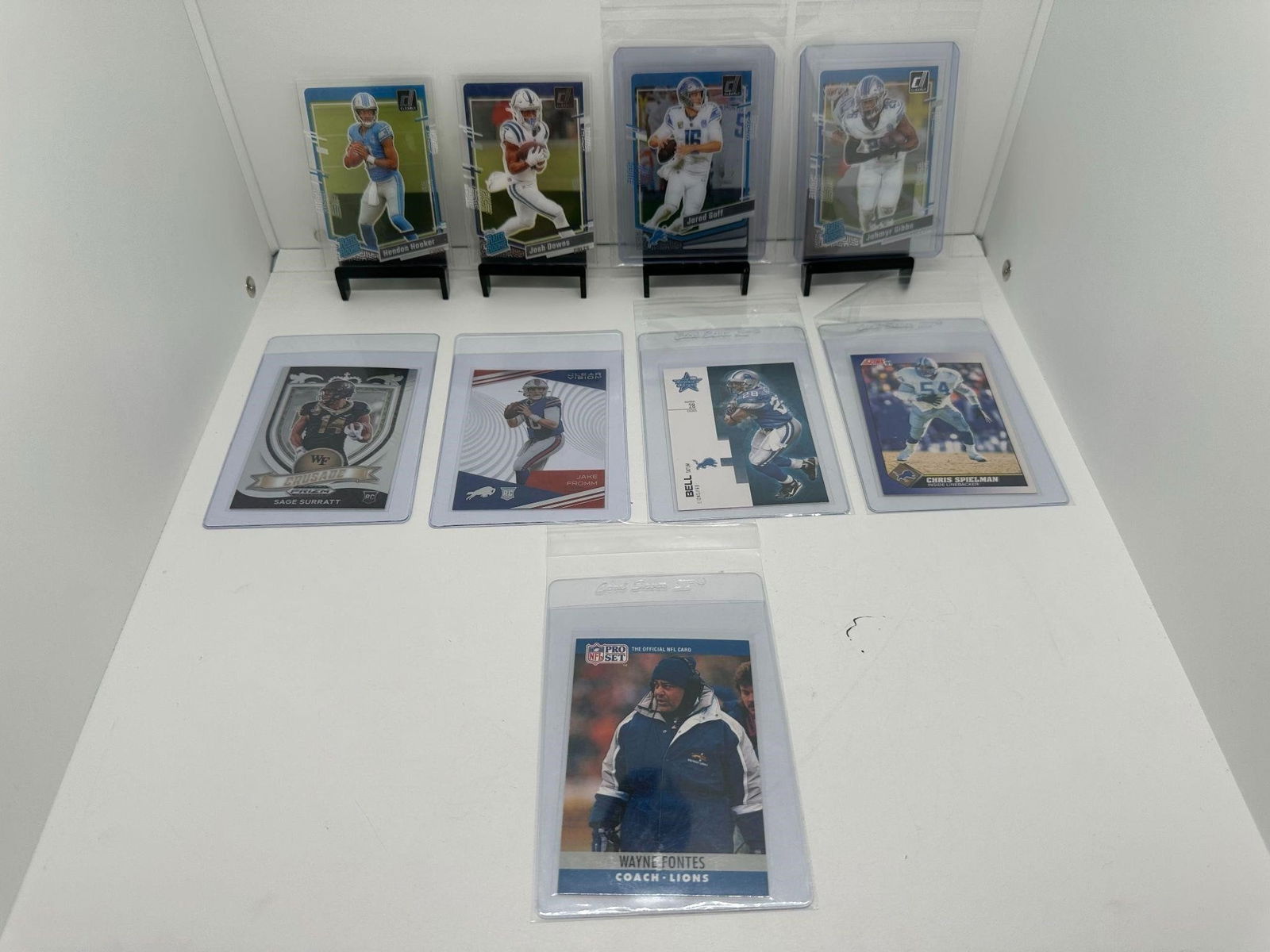 Jared Goff Jahmyr Gibbs RC Surratt RC Lions (1 of 11)