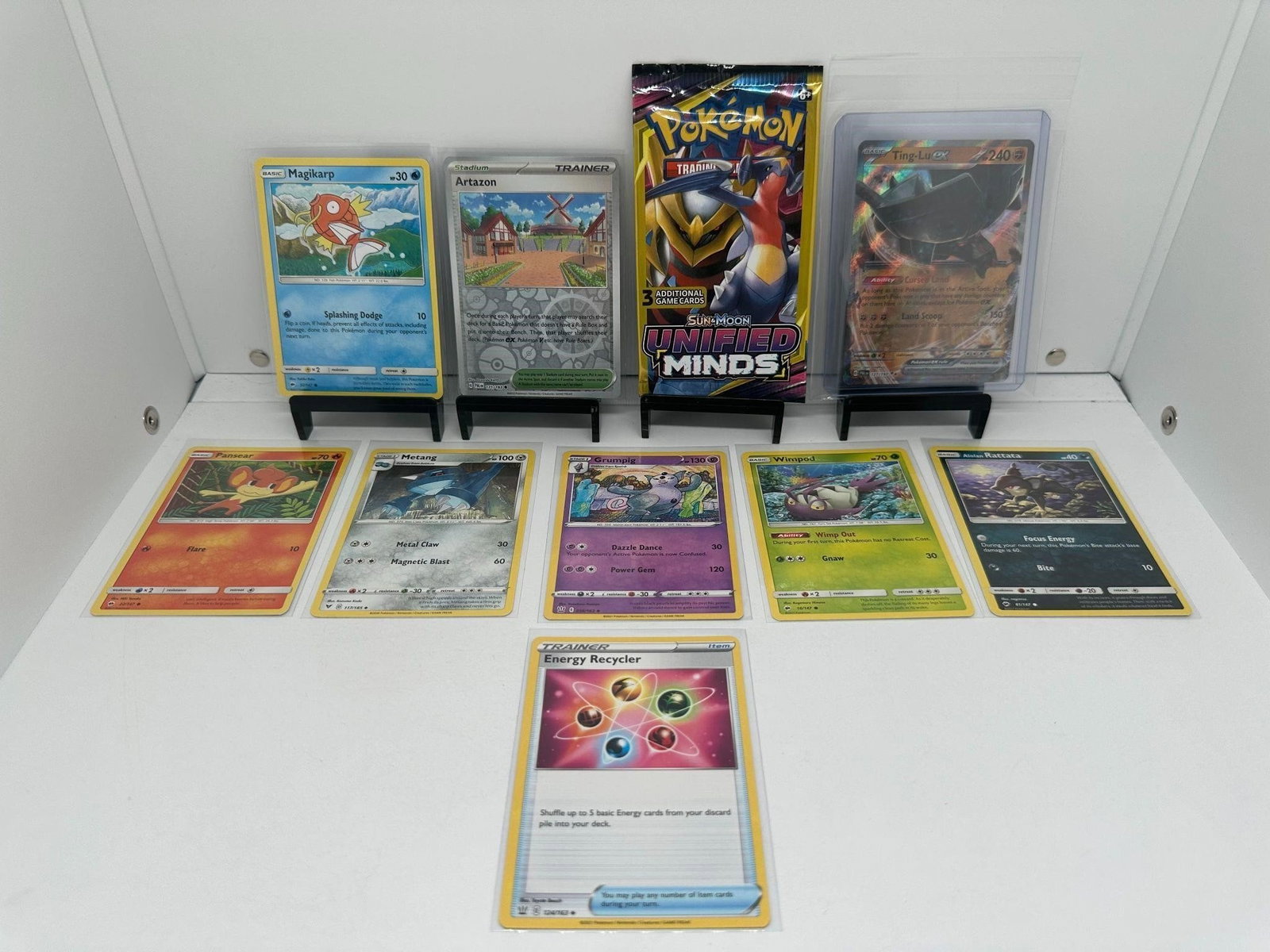 Ting Lu EX Unified Minds pack Magikarp Pokemon (1 of 7)