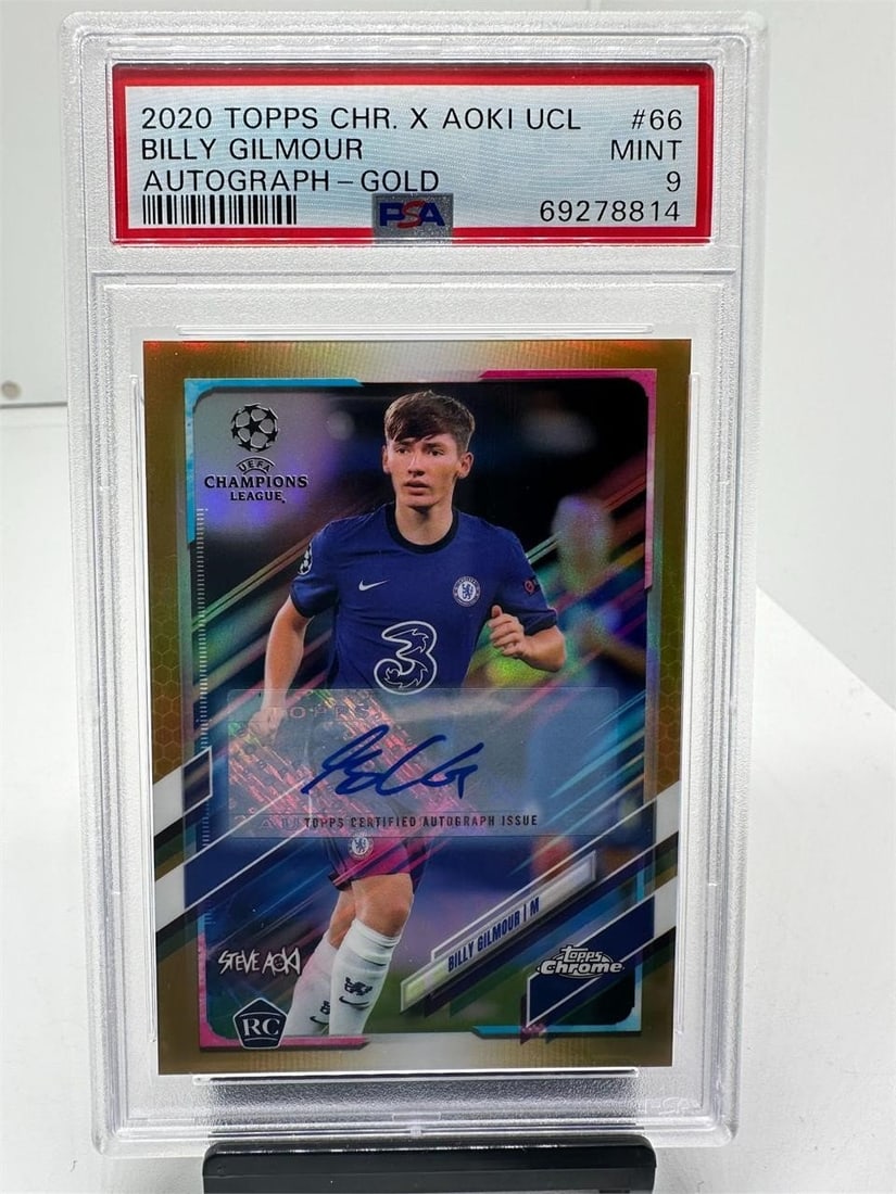 Billy Gilmour Gold Auto #d /50 PSA 9 Pop 5 (1 of 3)