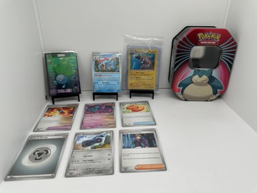 Oddish Feraligatr Zebstrika Holo Snorlax Tin