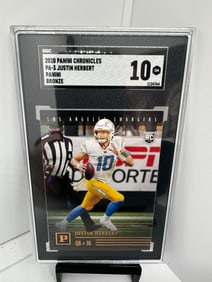 Justin Herbert Rookie Bronze SP SGC 10