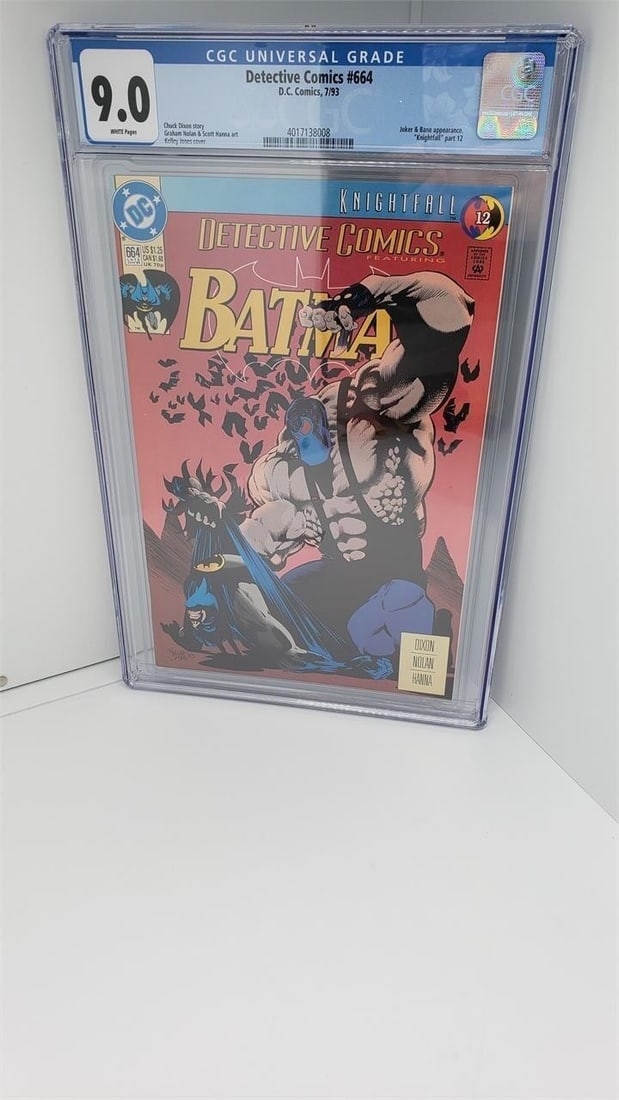 CGC 9 Detective Comics #664 DC Batman (1 of 2)
