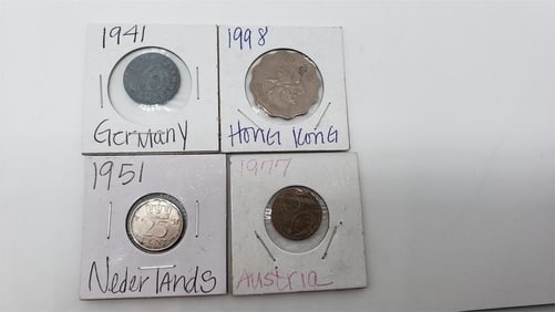 1941 Germany, 1998 Hong Kong, Netherlands, Austria