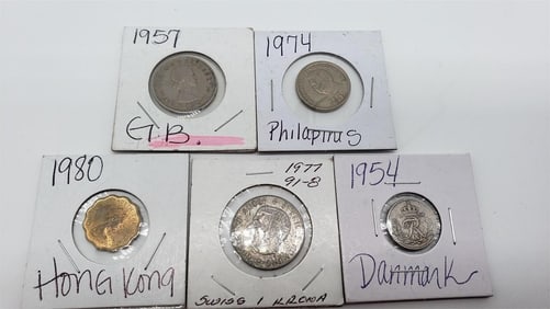 Great Britain, Phili, Den, Swiss Krona, Hong Kong