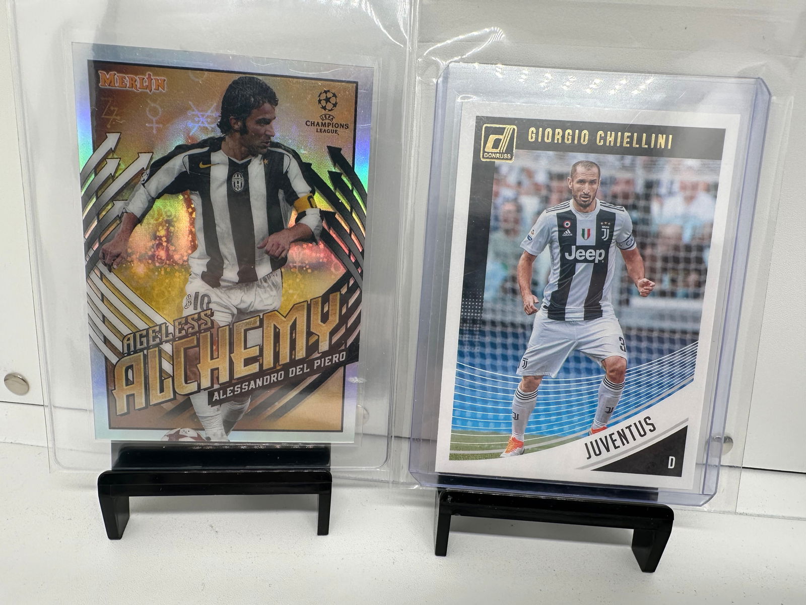 Alessandro Del Piero refractor & Giorgio Chiellini Juventus (1 of 4)
