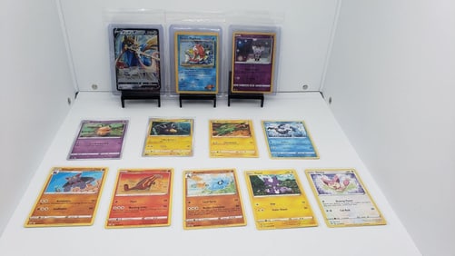 (12) TCG Pokemon Japanese, V, Vintage