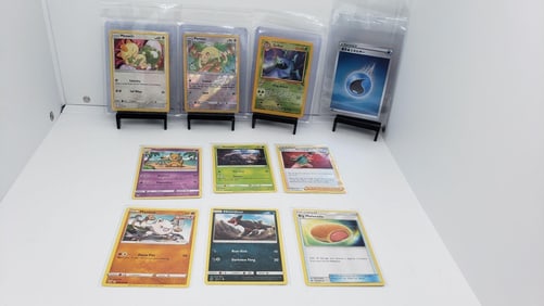 (10) TCG Pokemon Vintage, Meowth, Fossil, Japanese