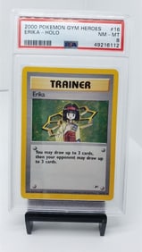 PSA 8 Erika Gym Heroes Holo