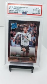 PSA 10 Kai Havertz rated rookie press proof silver