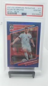 PSA 10 Kevin De Bruyne optic-blue #d /99 Pop 4