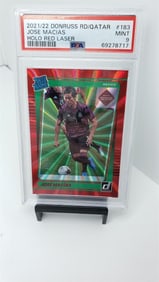 PSA 9 Jose Macias Rookie Holo Red #d /99 Pop 1