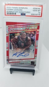 PSA 10 Kawhi Leonard autograph #d /49 Pop 3