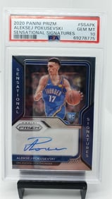PSA 10 Aleksej Pokusevski rookie autograph Pop 10