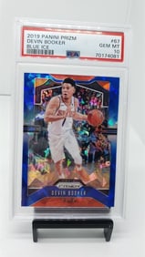 PSA 10 Devin Booker Blue Ice #d /99 Pop 10