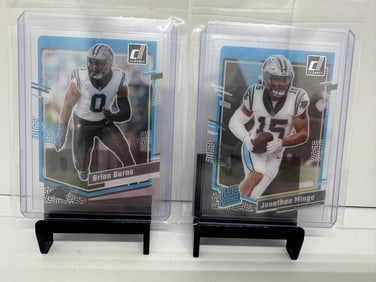 Jonathan Mingo rated rookie & Brian Burns Panthers