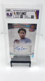 HGA 8.5 Trey Lance Rookie Autograph Cowboys