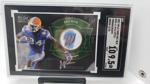 Kyle Pitts Rookie Autograph /35 SGC 9.5 Pop 2