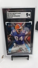 Falcons Kyle Pitts Rookie Autograph /15 SGC 9
