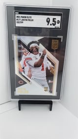 Steelers Justin Fields Rookie /599 SGC 9.5 Pop 2