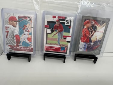 Mike Trout, Reid Detmers Rated Rookie X2 Angels