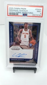 PSA 9 Immanuel Quickley Rookie Autograph Pop 12