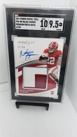 Najee Harris Rookie Patch Autograph /99 PSA 10