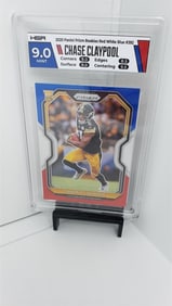 Bills Chase Claypool Rookie Red White Blub HGA 9