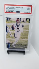 Bengals Joe Burrow #201 Luminance PSA 9