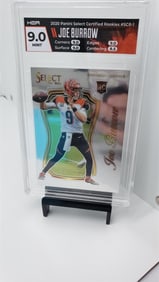Bengals Joe Burrow Rookie Certified HGA 9