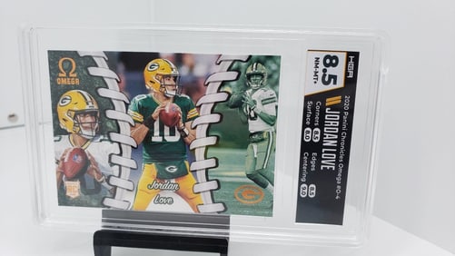 Packers Jordan Love Rookie Omega HGA 8.5