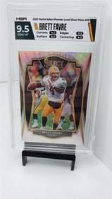Packers Brett Favre Silver HGA 9.5