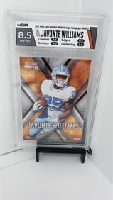 Broncos Javonte Williams Rookie Auto /50 HGA 8.5